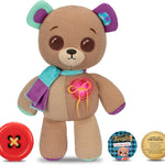 Interactive 14" Plush. Make A Wish & Comes to Life. Magical Expressive Button Eyes - Happy, Sad, Winks & Blinks. 70+ Expressions & Reactions. Batteries Included. Ages 3+