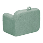 Delta Children Sherpa Cozee Chair - Foam Kids Chair for Ages 18 Months and Up, Sage