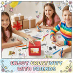 AI Mini Sticker Printer Toy for Kids - Interactive Voice Controlled Portable Thermal Inkless Sticker Maker Machine for DIY Arts and Crafts, 3 4 5 6 7 8 9 10 11 12 Year old Kid Christmas Birthday Gifts