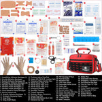 VRIEXSD Premium 450 Piece Large First Aid Kit for Home, Travel, Camping, Car, Hiking & Outdoor Emergencies - Emergency Medical Kits, Home & Businesses Medical Supplies