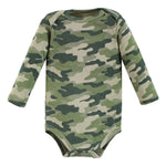 Hudson Baby Unisex Baby Cotton Long-Sleeve Bodysuits, Animal Adventure 7-Pack, Preemie