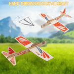 Barsha Space 4-Pack Balsa Wood Airplane Glider Kits for Kids - Model Toy Airplane Set | Perfect for Outdoor Flying in Yards, Parks & Open Spaces