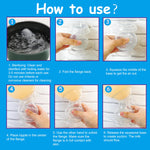 Elate Manual Breast Pump for Breastfeeding | Silicone Milk Collector with Leak-Proof Stopper for Nursing Moms | Enhance Milk Production | BPA PVC Free – 5oz (Blue)