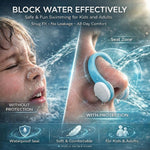 Swimming Nose Clips Ear Plugs for Kids Adults, 9 Pack Waterproof Silicone