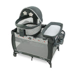 Graco Pack n Play Dome LX Playard with Baby Bassinet, Lightweight Portable Crib, Push-Button Fold Travel Crib, Redmond, Convertible