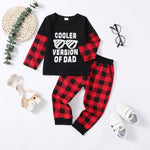 Kucnuzki 2T Boy Clothes Toddler Baby Boy Outfits Long Sleeve Shirts Sweatshirt with Pants 2Pcs Fall Winter Clothes Set 2-3T