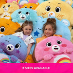 Happy Nappers: Care Bears Sleep Sack Large - Cheer Bear - 66 x 30, 2-in-1: Plush Character Opens Into Sleeping Bag, Soft Nap & Play Animal, Kids 7+