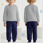 HXP 4 Pack Toddler Boys Sweatpants Pure Cotton Toddler Sweatpants Boys Kids Joggers Pants with Pocket Drawstring