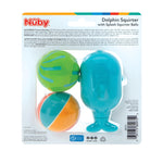 Nuby Dolphin Squirter with Splash Squirter Balls, BPA Free, 10+M