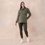 Motherhood Maternity Women's Over The Belly Workout Activewear Pregnancy Leggings with Pockets, Deep Depths, X-Large
