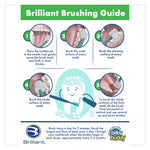Brilliant Child Toothbrush (2-5 Years) Manual Toddler Tooth Brush Round Head - Assorted Colors, 2 Pack