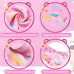 2 Pcs PJ's Bear Clothes Outfit, Fit Most 12-16 Inch Bears Stuffed Clothes Pajamas Plushy for Stuffed , Pre Kindergarten Toys(Pink,Pajamas)