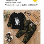 Kucnuzki 2T Boys Clothes Kids Baby Boys Clothes Long Sleeve Boys Shirts Tees Sweatshirt Tops Shirt Sweatpants Pants Set 2T-3T Boy Boutique Clothes Fall Winter Baby Clothes Boy