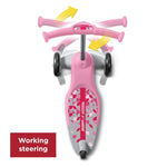 Radio Flyer My 1st Scooter, Pink, for Kids 2-5 Years Old, Extra Wide Base for Balance, 2 Front Wheels for Added Stability, Easy to Use Foot Brake, 3 Wheel Scooter for Kids, (Amazon Exclusive)