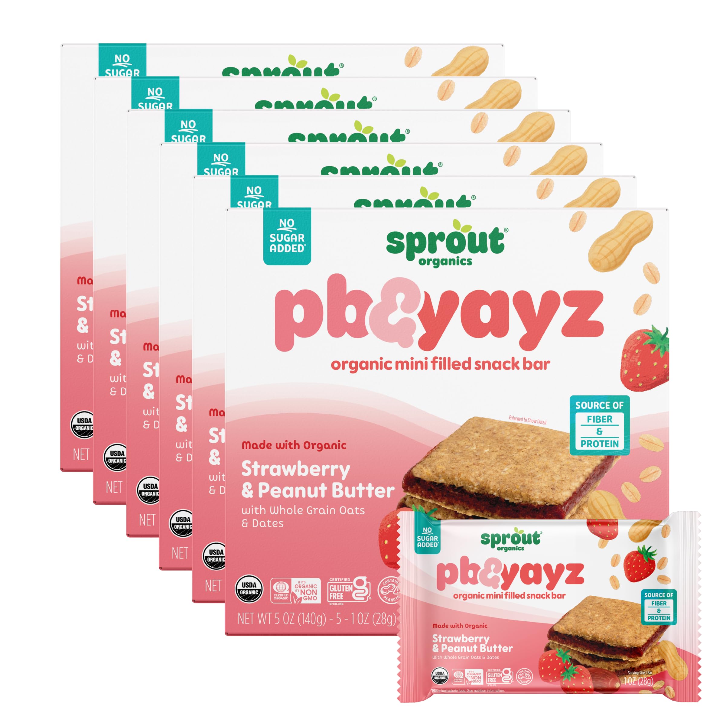 Sprout Organics, PB & Yayz Toddler Snack Bars, - Sprout - Baby and Toys ...