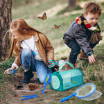 YOPINSAND Bug Catcher Kit & Outdoor Explorer Kit for Kids, 10 Pcs Bug Catching Kit with Toy Cage, Backpack, Manifying Glass, Toy Net, Outdoor Exploration Toys Gift for Boys Girls 3-12