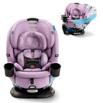 Graco Turn2Me 3-in-1 Rotating Convertible Car Seat, Manchester, Rear-Facing Rotation, Forward-Facing Mode, Highback Booster Up to 100 lbs, Adjustable Headrest & Harness, Steel Reinforced Frame