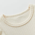 pureborn Toddler Girl Sweater Dress Ribbed Knit Ruffle Long Sleeve Swing Fall Winter Dresses Solid Beige 3-4 Years