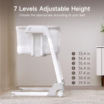 Maydolly Baby Bassinet, Smart Crib, Automatic Cry Detection and Response, Rocking Bassinet for Baby, 7 Height Adjustable with Mattress for Newborns (White)