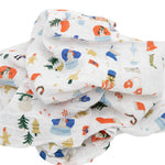 Little Unicorn Premium Cotton Swaddle Baby Blanket | Breathable Fabric | for swaddling, Play, Nursing & More (Christmas Time)