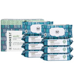 The Honest Company Clean Conscious Multi-Use Wipes, Unscented Hypoallergenic Baby Wipes for Sensitive Skin, 99% Water Plant-Based Compostable Wipes, Pattern Play, 720 Count