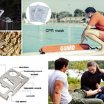 Compact First Aid Kit (228pcs) Designed for Family Emergency Care. Waterproof EVA Case and Bag is Ideal for The Car, Home, Boat, School, Camping, Hiking, Office, Sports. Protect Your Loved Ones. Red