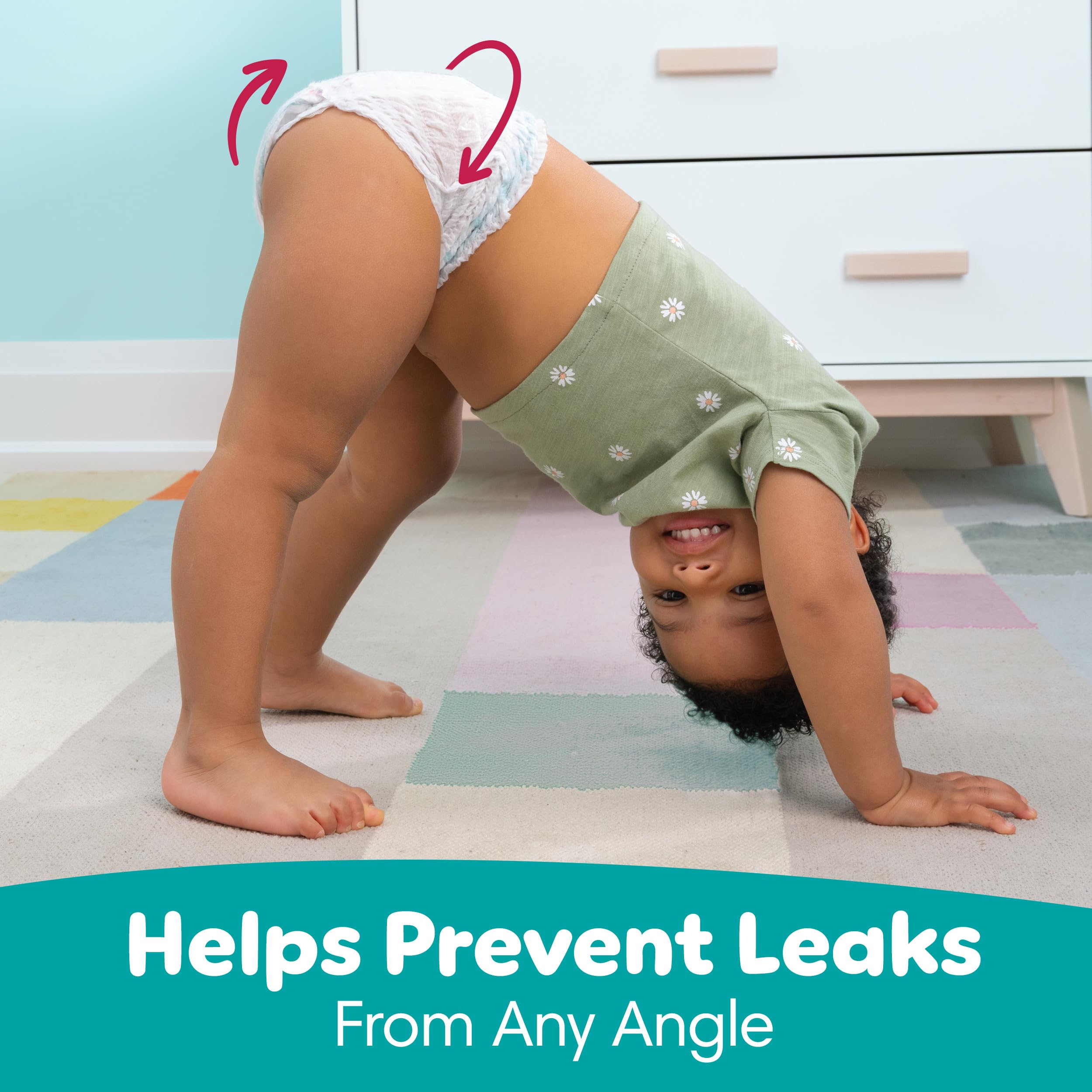 Pampers Diapers - Cruisers 360 - Size 6, 48 Count, Babyproof up to 100% Leakproof Pull-On Diaper