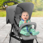 hauck Lightweight and Compact Travel Baby/Toddler Foldable Stroller, Sport, Grey