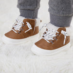 BMCiTYBM Baby Snow Boots Boys Girls Winter Shoes Non-Slip Outdoor 6 9 12 16 18 20 24 Sneakers Brown Size 12-18 Months Toddler