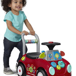 Toddler Car Ride On, Toddler Toys for Ages 1-3, Baby Toys, Radio Flyer Busy Buggy, Red, Sit to Stand Ride On
