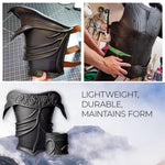 Foam Clay Air Dry Foam Modeling Clay - Cosplay Soft Clay for Slime Add Ins, Molding Clay for Sculpting with Eva Foam - 300 Gram Black Air Dry Clay