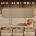 ARTTONA Toddler Bed Rail with Night Light - Foldable Bed Side Rails - Fits for Most Beds: Bed Rails for Full Size Bed, Queen Size Rails, Twin Rails - Portable Fence for Baby - 48 inch