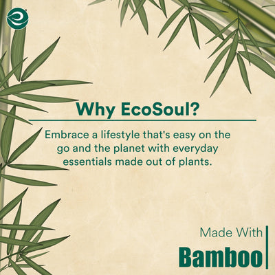 Eco Soul Bamboo Baby Wipes |256 Count|Unscented, 100% Compostable and Eco-Friendly, 99.9% Water Based Bamboo Wipes Hypoallergenic