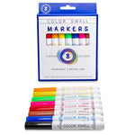 Color Swell 8-Pack Broad Line Markers – Washable, Non-Toxic, Ideal for Kids, Students, Adults, and Classroom Activities