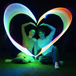 TOSY Flying Ring - 16 Million Color RGB LEDs or 12 LEDs, Super Bright, Lost Mode, Auto Light Up, Camping Essentials for Kids/Teens/Boy/Girl, Safe & Soft, Waterproof, Pool/Beach Games, Lightweight Toy