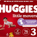 Huggies Size 5 Diapers, Little Movers Baby Diapers, Size 5 (27+ lbs), 132 Count (2 Packs of 66), Packaging May Vary