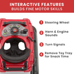 Jeep Classic Wrangler 3-in-1 Grow with Me Walker by Delta Children, Red