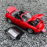 FRJV Car Toys for Boys 1 32 Diecast Cars Metal Toy Car,Collectibles Model Car Kits for Adults and Kids,Pull Back Cars with Lights and Sounds,Toy Cars for Boys Age 4-7（Red）