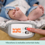 Bright Starts Disney Baby Winnie The Pooh Classic Pals Vibrating Baby Bouncer Seat with Melodies & Toys, Unisex, 0-6 Months