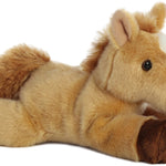 Aurora® Adorable Mini Flopsie™ Prancer™ Stuffed Animal - Playful Ease - Timeless Companions - Brown 8 Inches