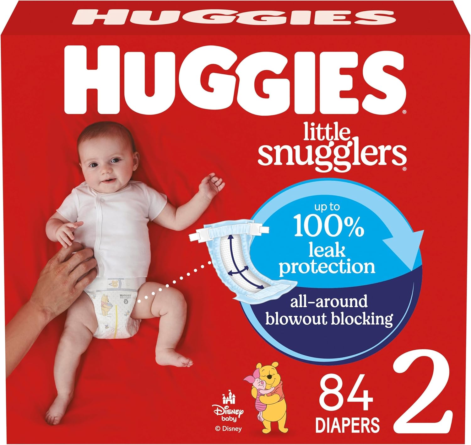 Huggies Size Newborn Diapers, Little Snugglers Baby Diapers, Size Newborn (up to 10 lbs), 31 Count, Packaging May Vary