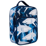 Wildkin ECO rPET Insulated Lunch Bag – Keeps Food Hot or Cold, Easy-Clean Lining, Zippered Pockets & BPA-Free – Boys & Girls, Ideal for School, Travel & Daycare – Sharks