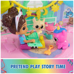 Gabby's Dollhouse, Kitty Care Ear Purrfect Playroom, 17-Piece Playset with 4 Toy Figures and Dollhouse Furniture, Kids Toys for Girls & Boys Ages 3+