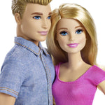 Barbie Dolls, Barbie and Ken Doll 2-Pack Featuring Blonde Hair and Bright Colorful Clothes, Kids Toys and Gifts (Amazon Exclusive)