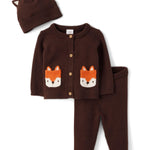Gymboree,Unisex Baby,and Newborn Long Sleeve Sweater and Pants, 3 Piece Outfit,9 Months,12 Months