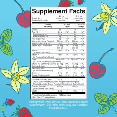 MaryRuth Organics Kids Multivitamin Liposomal | Vegan, Sugar-Free Vitamins for Kids | Ages 4+ | 2 Month Supply | 15.22 Fl Oz