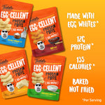 Todd's Better Snacks Egg-Cellent Protein Puffs, Variety Pack, 2.5 Oz (Pack of 4), Made with Egg Whites, 12g Protein, Gluten Free Healthy Snack