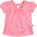 HonestBaby Multipack Puff Sleeve T-shirts 100% Organic Cotton Baby, Toddler, Little Kid, Girl