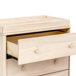 Babyletto Lolly Changing Table Dresser Combo w/Removable Tray - GREENGUARD Gold Certified 3 Drawer Baby Dresser with Changing Table Top - Easy to Assemble Diaper Station for Nursery, Washed Natural