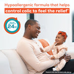 Enfamil Nutramigen Hypoallergenic Baby Formula with Iron, Lactose Free, Colic Relief from Cow's Milk Allergy Starts in 24 Hours, Brain Building DHA, Concentrated Liquid, 8 Fl Oz, 24 Bottles